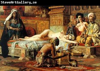 unknow artist Arab or Arabic people and life. Orientalism oil paintings  542